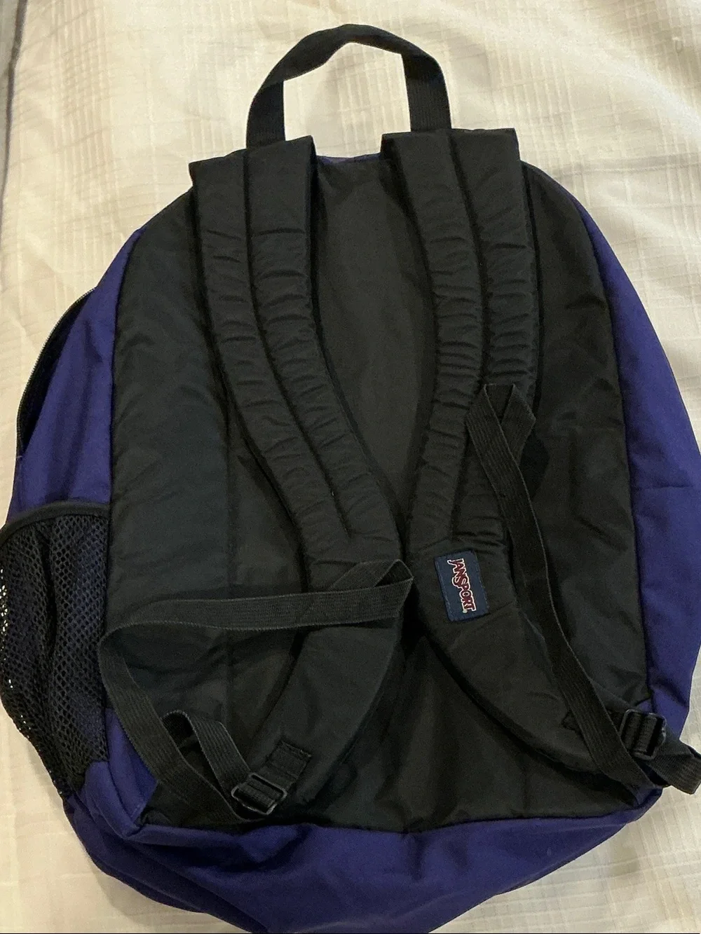 Jansport Purple Backpack with Black Accents